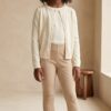 WARM BEIGE COTTON LEGGINGS.